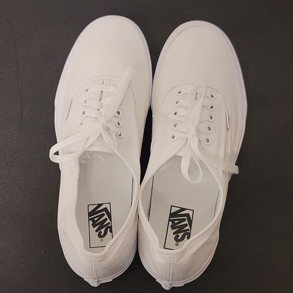 BRAND NEW VANS UNISEX AUTHENTIC CANVAS LACE-UP SNEAKERS CASUAL PLIMSOLLS SHOE - Picture 6 of 16